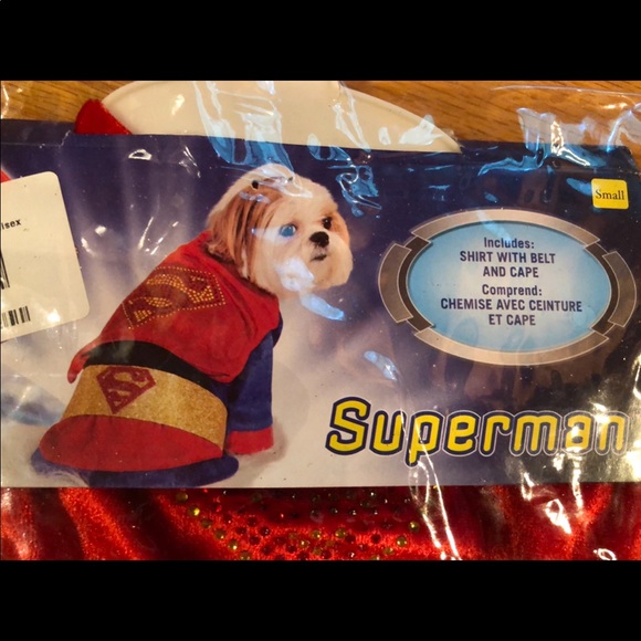 Dog Superman Costume Size Small NWT - Picture 2 of 4